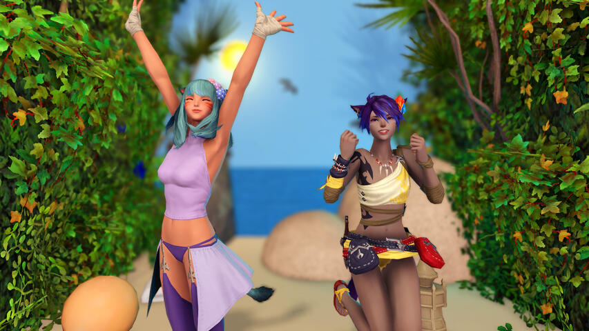 a&#39;sali and qhela - beach